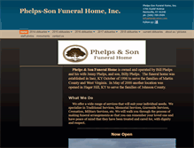 Tablet Screenshot of phelps-sonfuneralhome.com